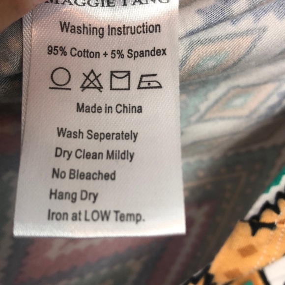 🌟2/25 MAGGIE TANG SOUTHWESTERN PRINT WRAP DRESS - Picture 7 of 7